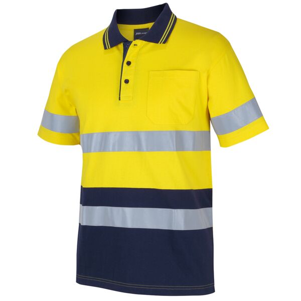 JBs Wear Hi Vis Cotton Polo (D+N) Thumbnail